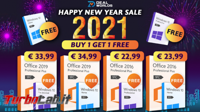 Promozione Software Anno Nuovo: acquista Office ottieni Windows 10 gratuitamente! - FrShot_1610438857