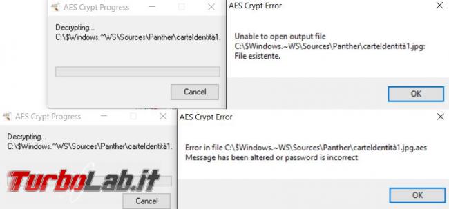 Proteggere file password crittografia: guida rapida AES Crypt