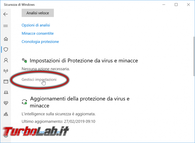Proteggere Windows Defender aumentare sicurezza: come attivare Protezione antimanomissione Windows 10 - zShotVM_1551298573