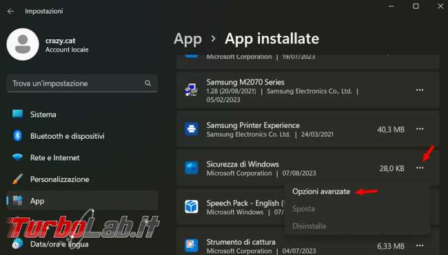 protezione antimanomissione Windows Defender è disattivata ed è gestita dall’amministratore