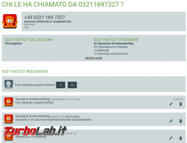 Questa settimana TLI (01 maggio 2021) Questa settimana TLI (01 maggio 2021)