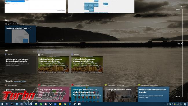 Questa settimana TLI (05 maggio 2018) - windows 10 timeline Questa settimana TLI (05 maggio 2018) - windows 10 timeline