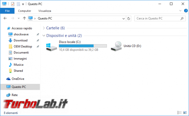 Questa settimana TLI (08 agosto 2015) - windows 10 esplora file explorer questo pc Questa settimana TLI (08 agosto 2015) - windows 10 esplora file explorer questo pc