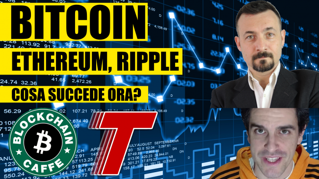 Questa settimana TLI (09 gennaio 2021) - bitcoin ethereum ripple cosa succede ora (con blockchain caffè) spotlight