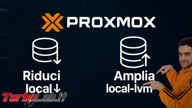 Questa settimana TLI (10 maggio 2025) - proxmox riduci local espandi local-lvm