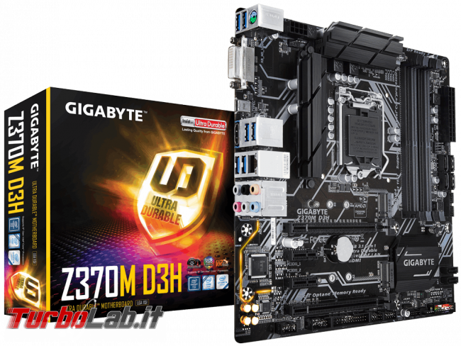 Questa settimana TLI (11 novembre 2017) - scheda madre mobo Gigabyte Z370M D3H