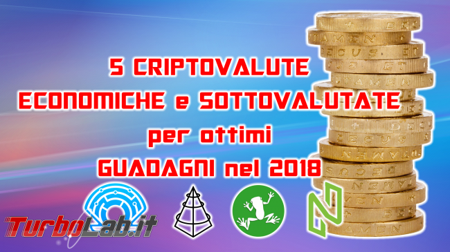 Questa settimana TLI (13 gennaio 2018) - migliori criptovalute sottovalutate spotlight Questa settimana TLI (13 gennaio 2018) - migliori criptovalute sottovalutate spotlight