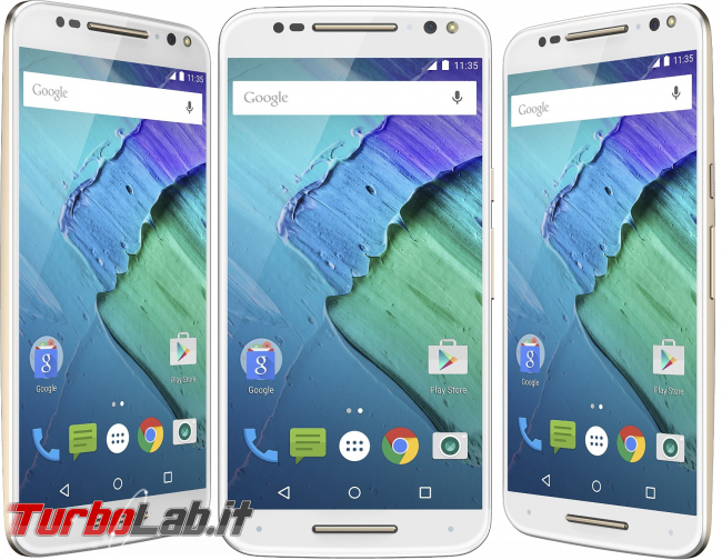 Questa settimana TLI (14 novembre 2015) - Motorola Moto X fronts