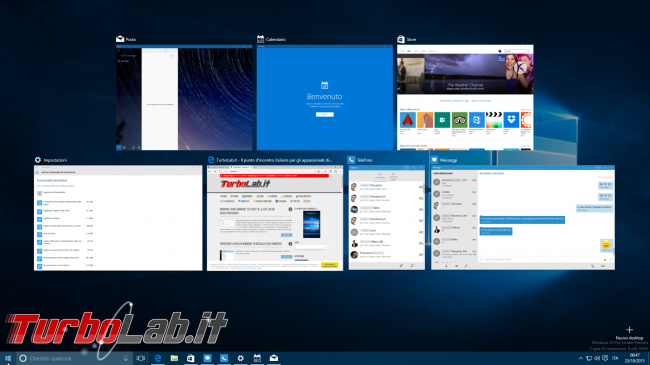 Questa settimana TLI (14 novembre 2015) - windows 10.1 task view