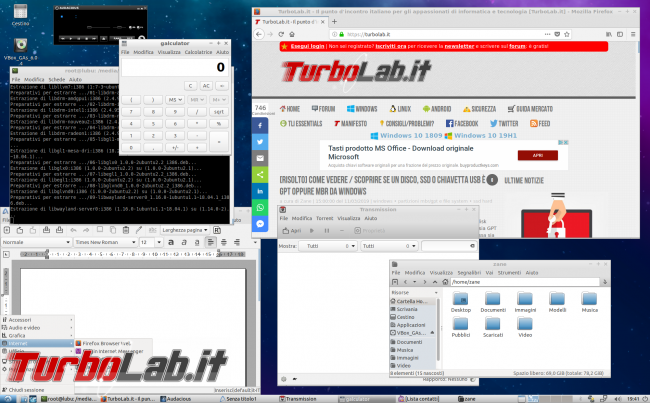 Questa settimana TLI (16 marzo 2019) - lubuntu 18.04 desktop