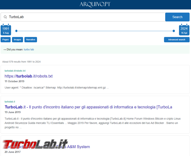 Questa settimana TLI (20 aprile 2024)