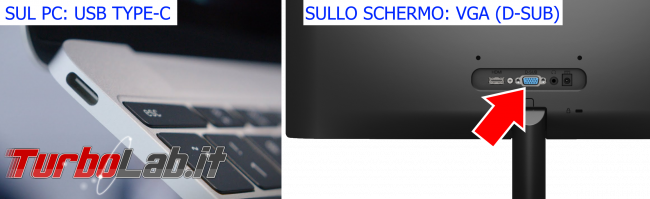 Questa settimana TLI (26 settembre 2020) - pc usb type-c schermo vga