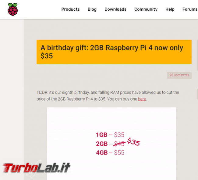 Raspberry Pi 4 soli 35 dollari festeggiare compleanno - FrShot_1582823455