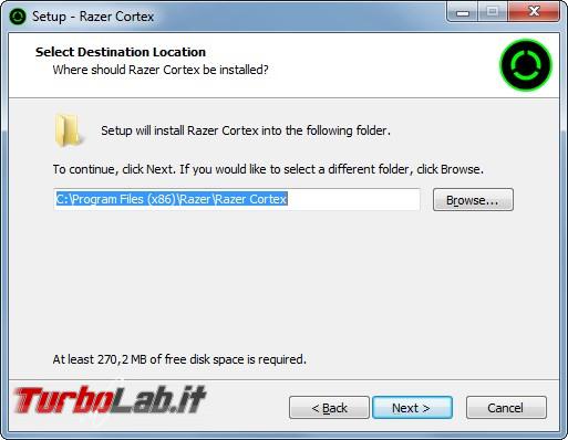Razer Cortex Game Booster: come velocizzare giochi PC - 2017-03-14 19_47_15-Setup - Razer Cortex