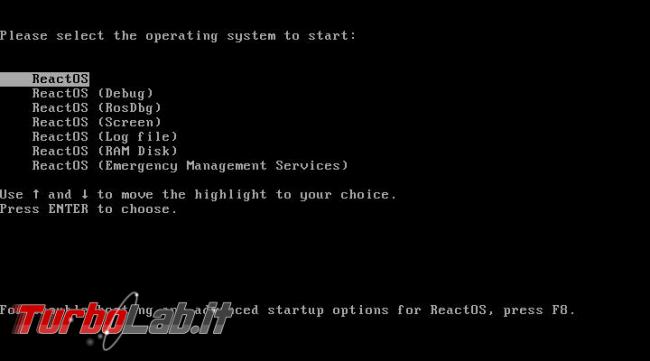ReactOS 0.4.0 prova - clone open source Windows cresce ancora, molto lentamente
