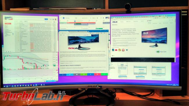 Recensione Asus MX34VQ: mi sono innamorato questo monitor / display 34 pollici ultrawide &quot;quasi-4K&quot; (video) - IMG_20180801_153705