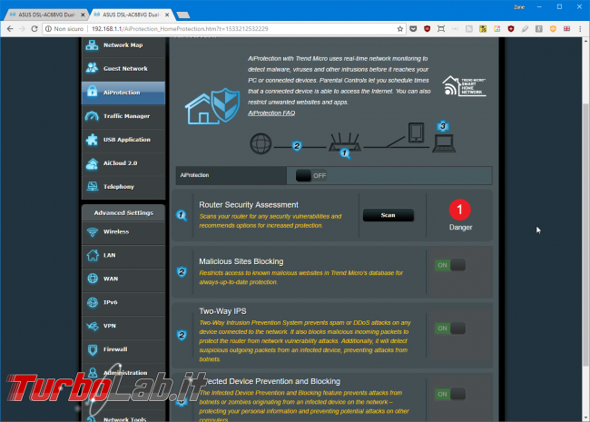 Recensione modem/router Asus DSL-AC68VG: massima potenza fascia alta (video) - Mobile_zShot_1533212542