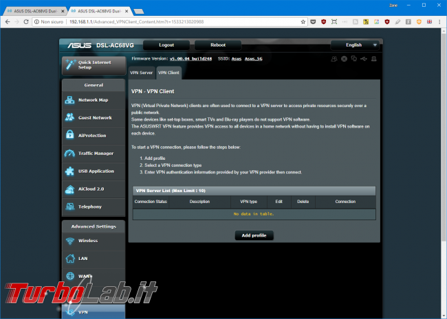Recensione modem/router Asus DSL-AC68VG: massima potenza fascia alta (video) - Mobile_zShot_1533213049