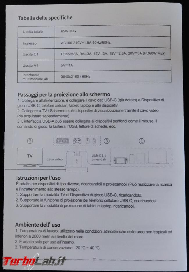 Recensione prova: caricatore-hub ACEFAST A17 65 W uscita video HDMI - IMG_20220520_144823