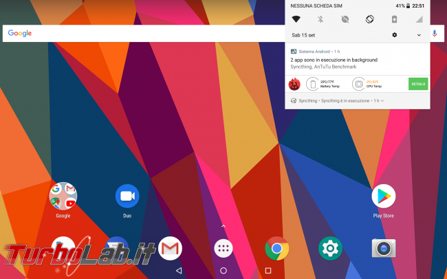 Recensione tablet Chuwi Hi9 Pro 4G LTE: è buon acquisto? (video) - Screenshot_20180915-225149
