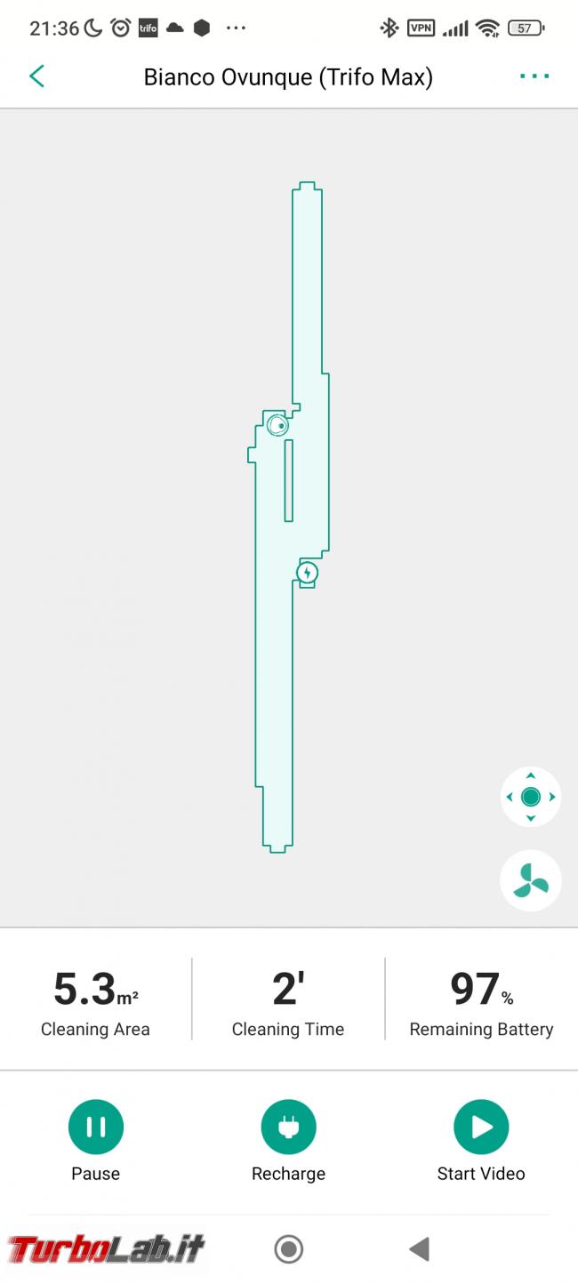 Recensione Trifo Max: robot aspirapolvere, lavapavimenti sentinella antifurto tutto-- - Screenshot_2022-05-09-21-36-38-960_com.trifo.trifohome