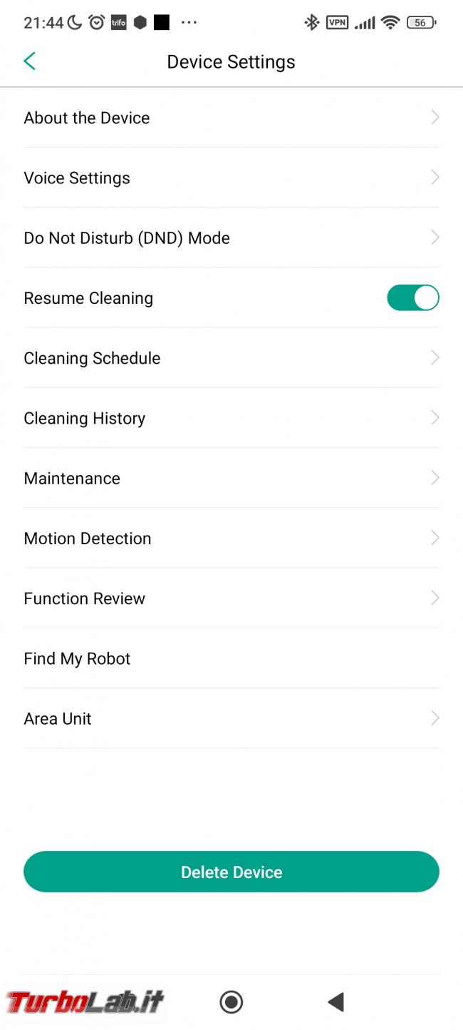 Recensione Trifo Max: robot aspirapolvere, lavapavimenti sentinella antifurto tutto-- - Screenshot_2022-05-09-21-44-52-910_com.trifo.trifohome