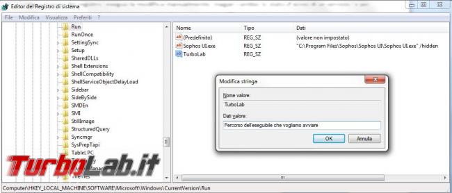 registro configurazione Windows, come modificare, cancellare, inserire chiavi registro