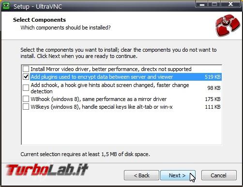 Rendere sicuro UltraVNC: guida crittografia SecureVNC - secureVNC_setup_01
