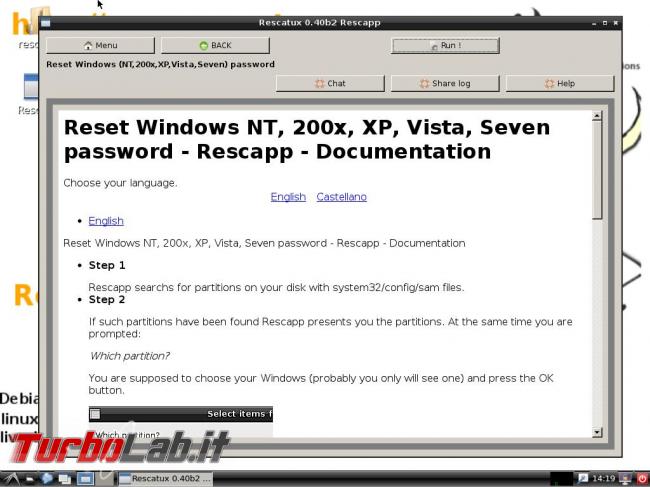 Rescatux risolve molti problemi Linux Windows
