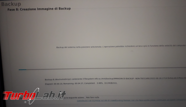 Rescuezilla coltellino svizzero clonazione ripristino immagini backup