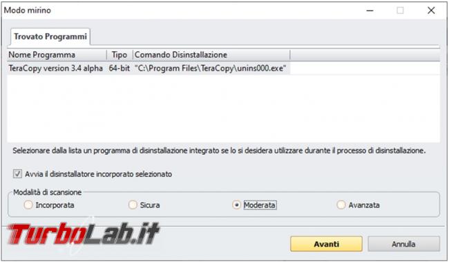 Revo Uninstaller disinstalla programmi maniera più completa