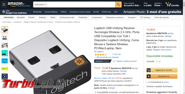 Ricevitore USB Logitech ricambio mouse tastiera senza fili Amazon: quale comprare, quale evitare