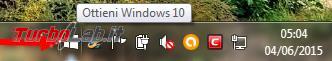 Rimuovere icona avviso dell’aggiornamento Windows 10