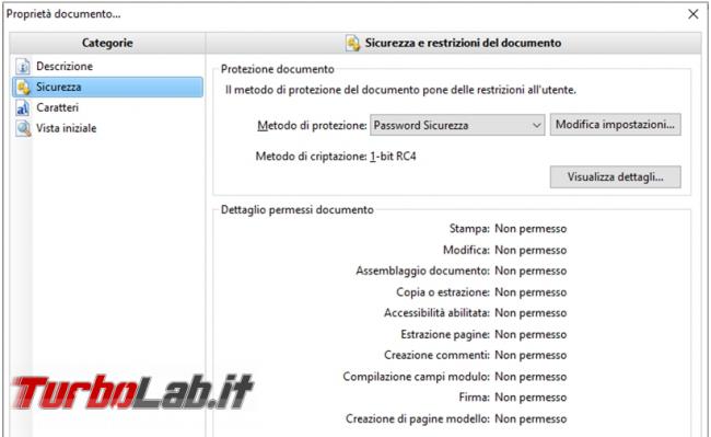 Rimuovere password d'apertura protezioni file PDF