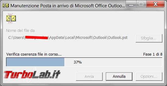 Riparare archivi pst posta microsoft outlook