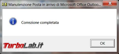 Riparare archivi pst posta microsoft outlook