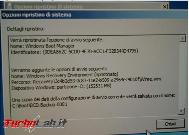 Riparare boot Windows 7 Dvd d'installazione