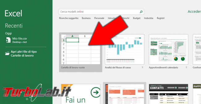 [risolto] Come aprire csv Excel 2016 (tutti dati prima colonna?!)