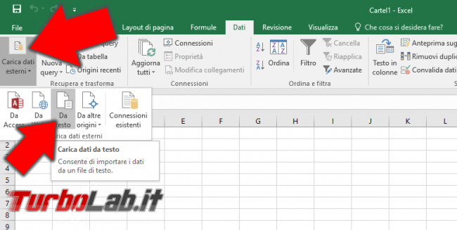[risolto] Come aprire csv Excel 2016 (tutti dati prima colonna?!)
