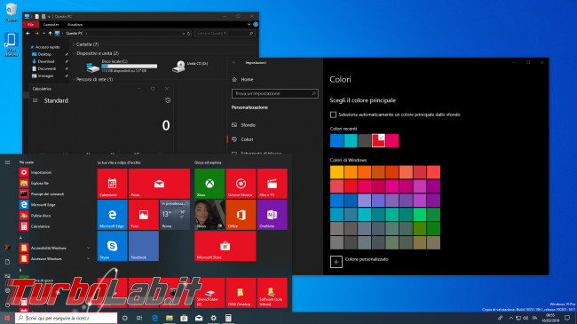 [risolto] Come attivare tema scuro chiaro Windows 10 (guida rapida) - windows 10 scuro rosso