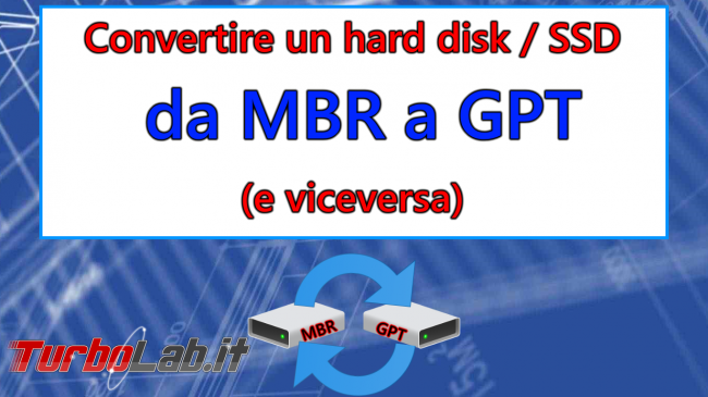 [risolto] Come convertire disco / SSD MBR GPT (guida) - conversione mbr gpt spotlight