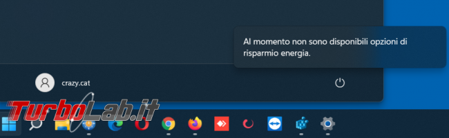 [Risolto] computer non si spegne perché “ momento non sono disponibili opzioni risparmio energia”