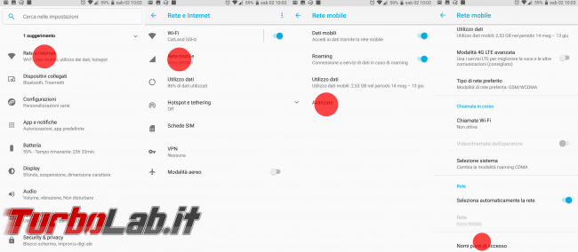 [risolto] CoopVoce Android: come configurare Internet 4G (nuovo APN 2021 parametri connessione smartphone) - android rete impostazioni apn