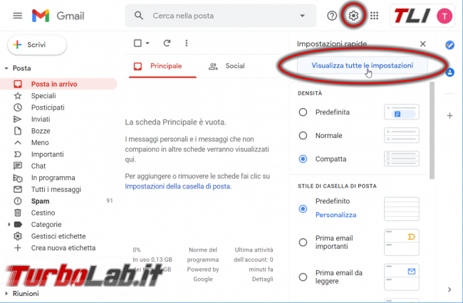 [risolto] Gmail, disattivare filtro anti-spam: come si fa? (guida)