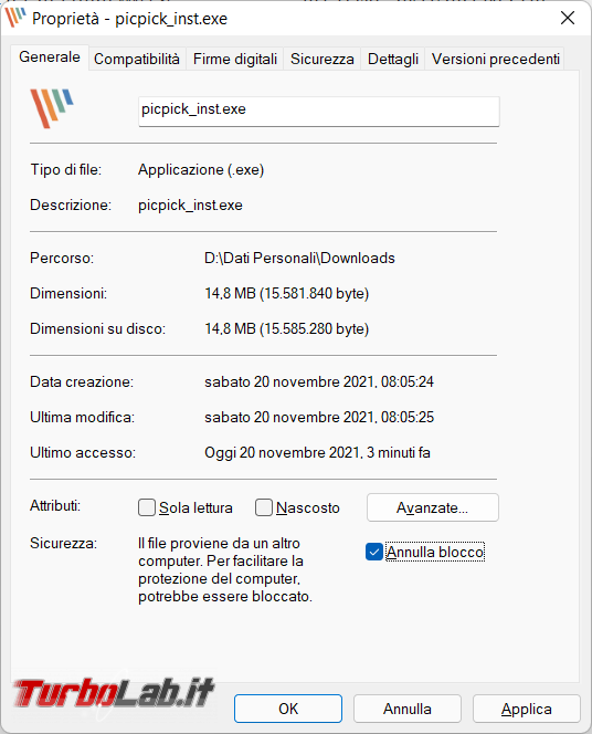 [risolto] Impossibile aprire file causa impostazioni sicurezza Internet