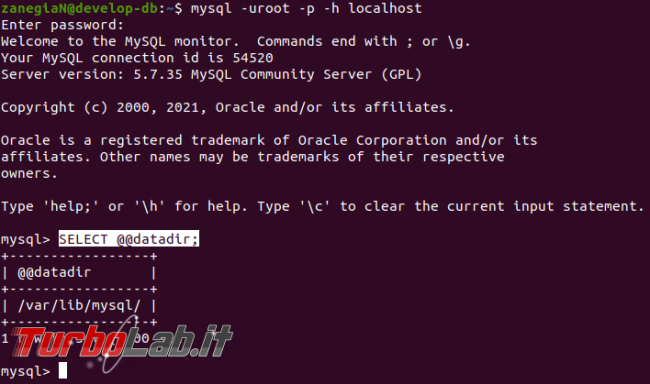 [risolto] MySQL 8 Ubuntu: come spostare file database salvare dati altro percorso (disco rete, SSD, NAS, USB)