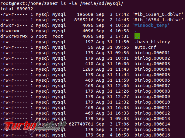 [risolto] MySQL 8 Ubuntu: come spostare file database salvare dati altro percorso (disco rete, SSD, NAS, USB)
