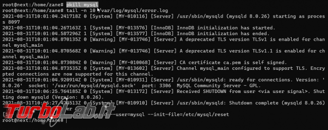 [risolto] MySQL, password root dimenticata: come reimpostare/resettare password root MySQL?