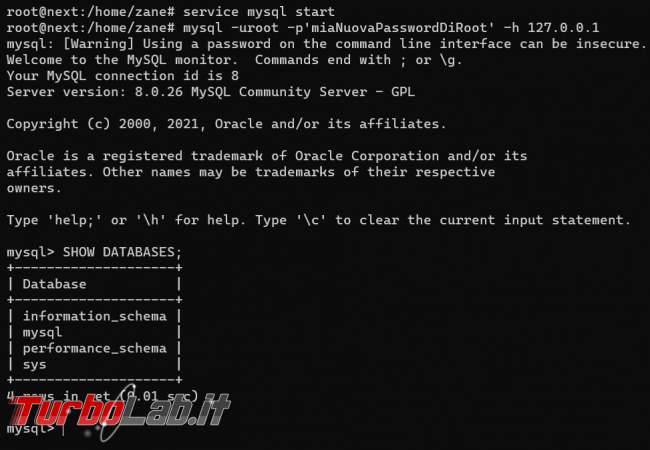 [risolto] MySQL, password root dimenticata: come reimpostare/resettare password root MySQL?