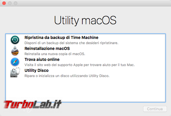 [risolto] Password Mac dimenticata!! Come recuperare / resettare password macOS? - VirtualBox_macOS_12_10_2017_13_48_21